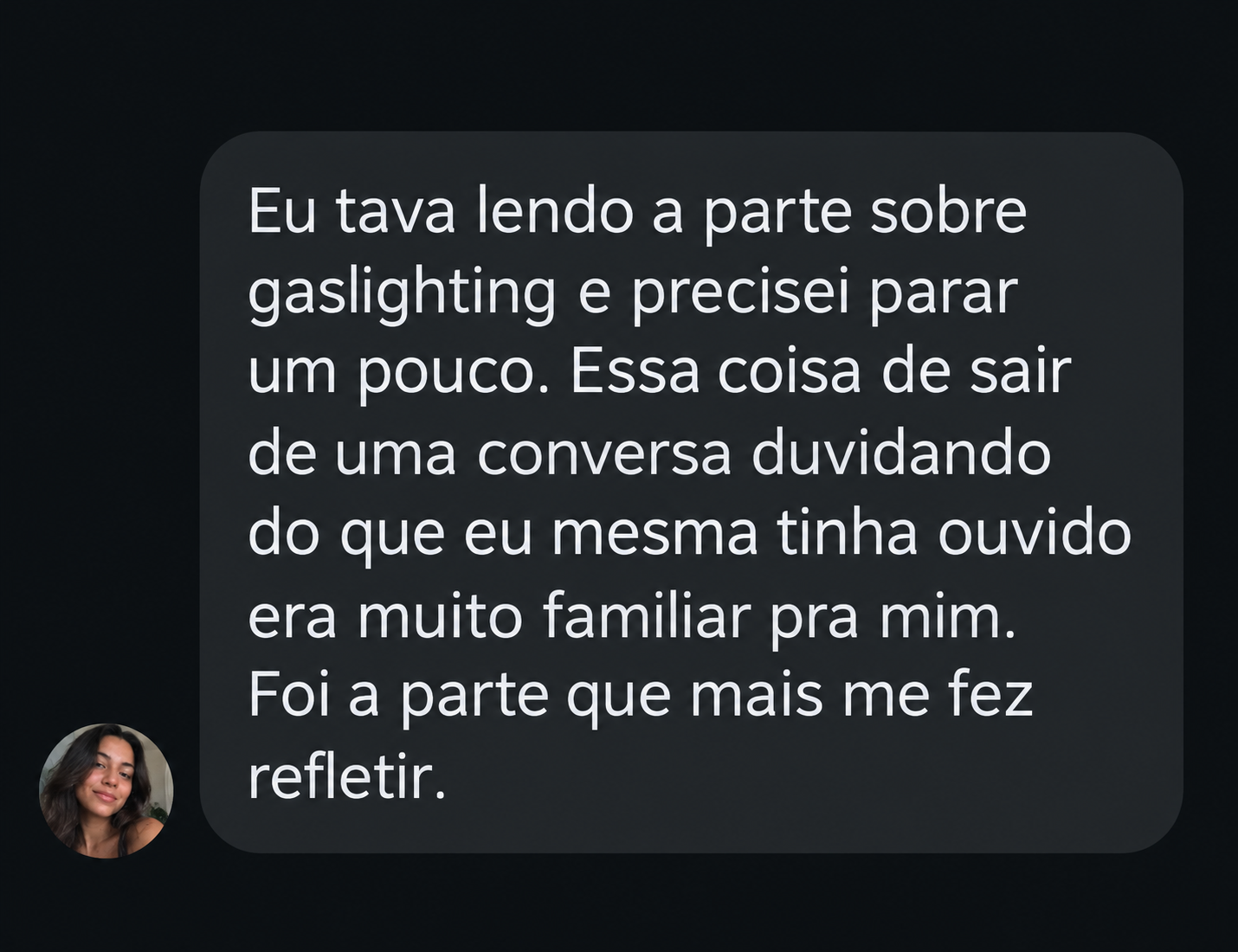Feedback 1 sobre a leitura do ebook