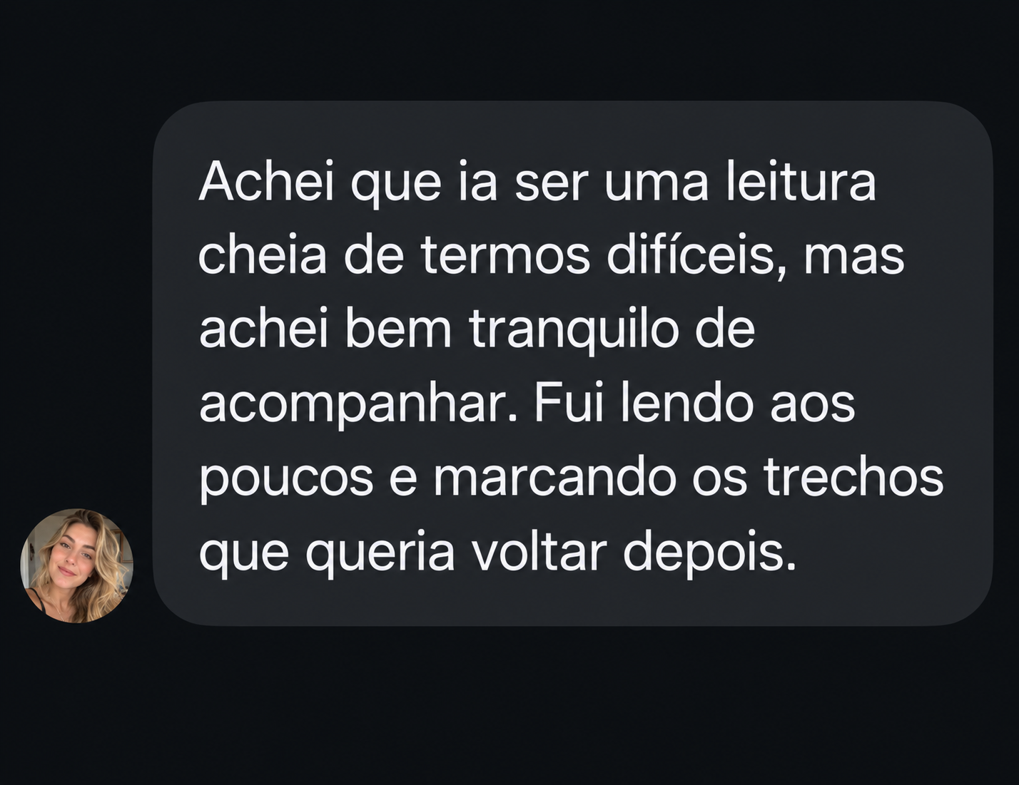Feedback 4 sobre a leitura do ebook