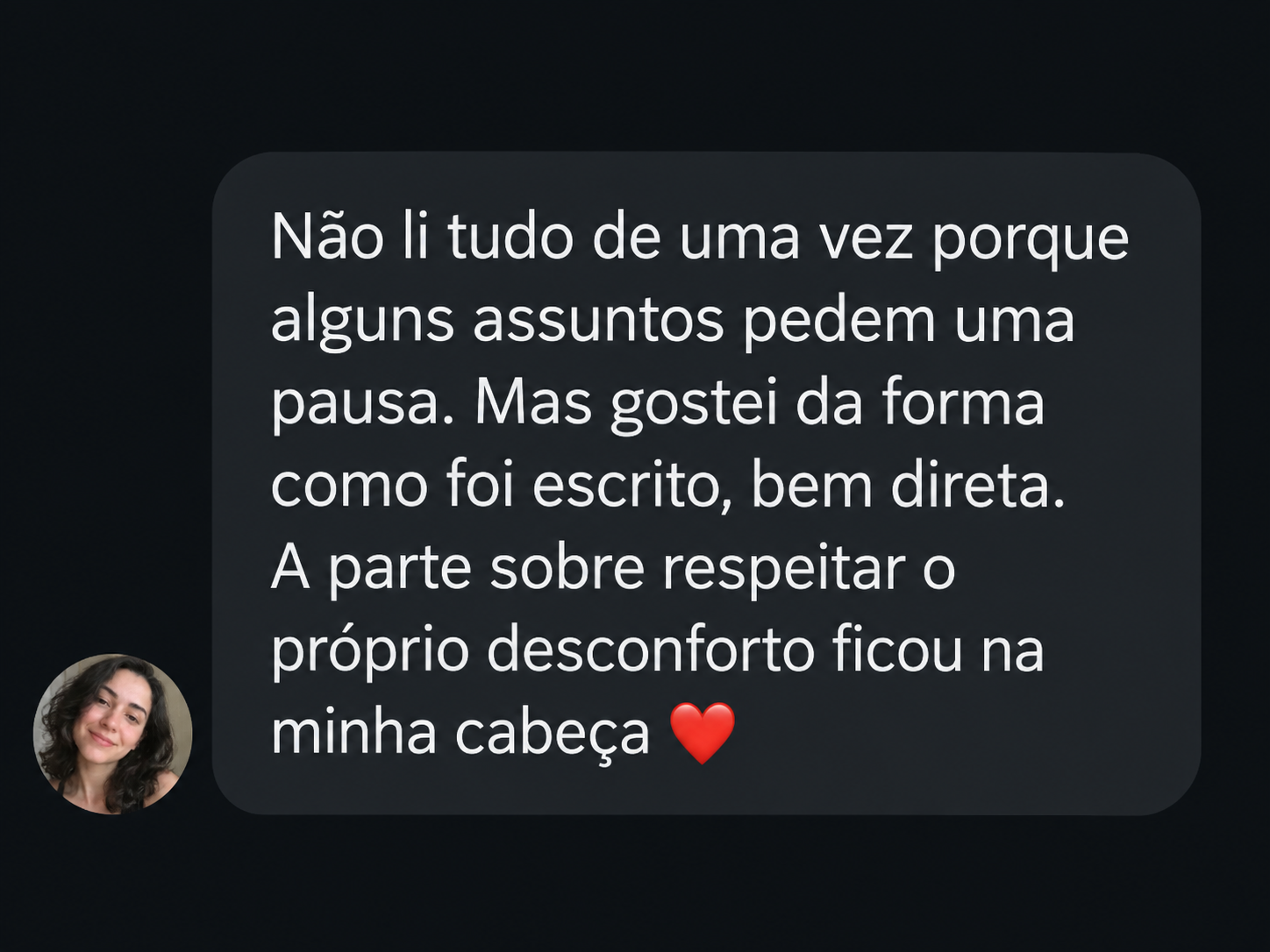 Feedback 7 sobre a leitura do ebook